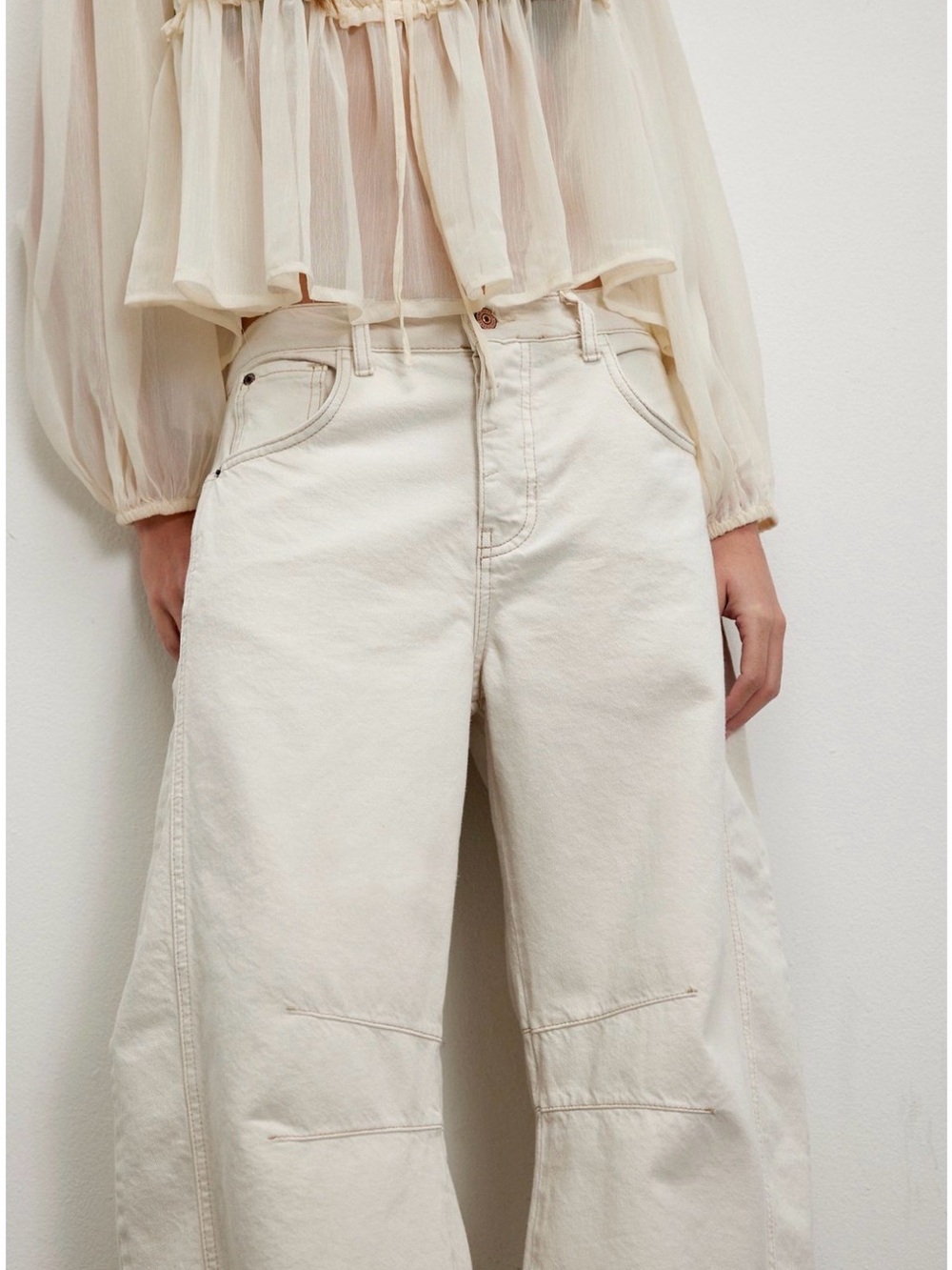 Good Luck Barrel jeans *milk* - Picture 2 of 5